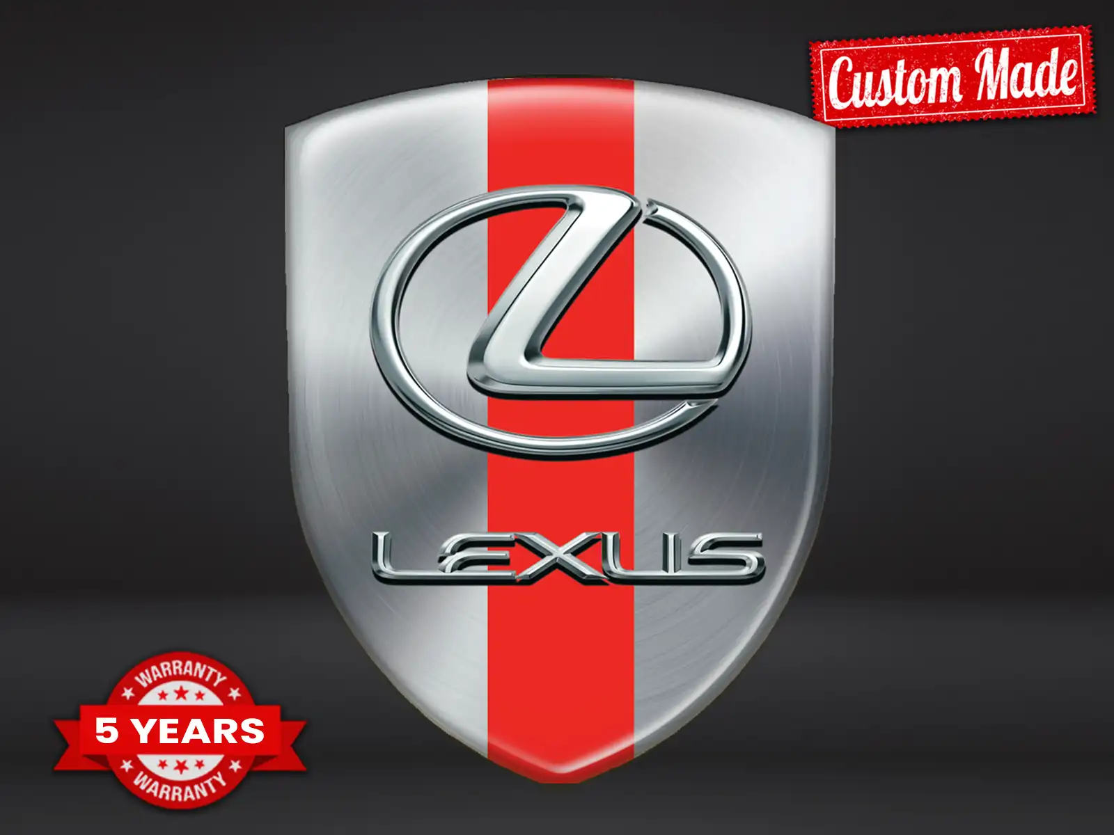 Lexus Pegatina Relieve Auto Estilo Profesional Resistente